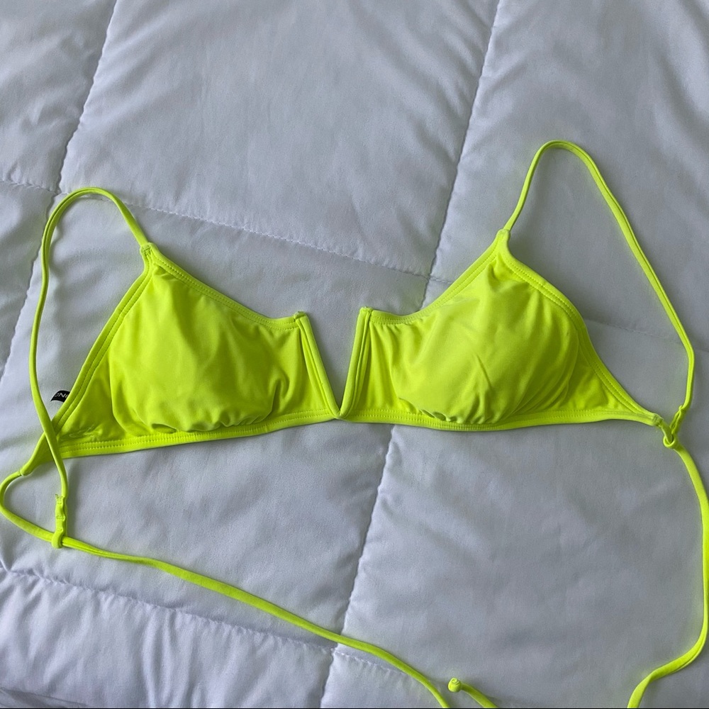 Yellow Bikini Top